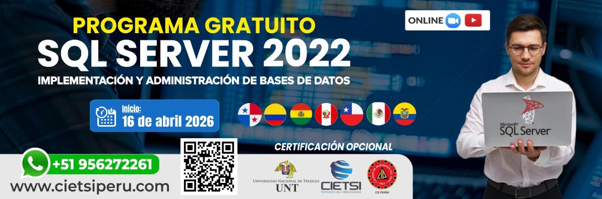 programa gratuito de especializaciOn en implementaciOn y administraciOn de bases de datos con microsoft sql server 2022